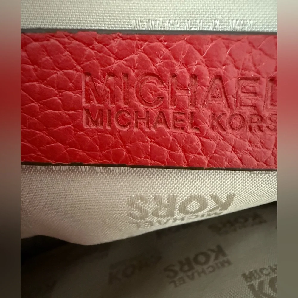 Michael Kors Abbey XS Studded Red Backpack with Gold Studs
Size 7 by 8 by 3 - Picture 8 of 16